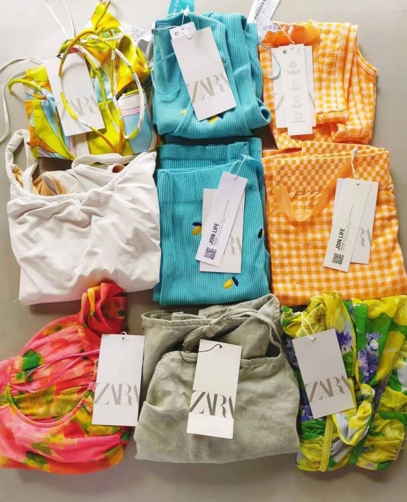 Zara Mixed Clothing Wholesale Pallet — 300 Units, Grade A, Men + Women — 300 items, Grade A