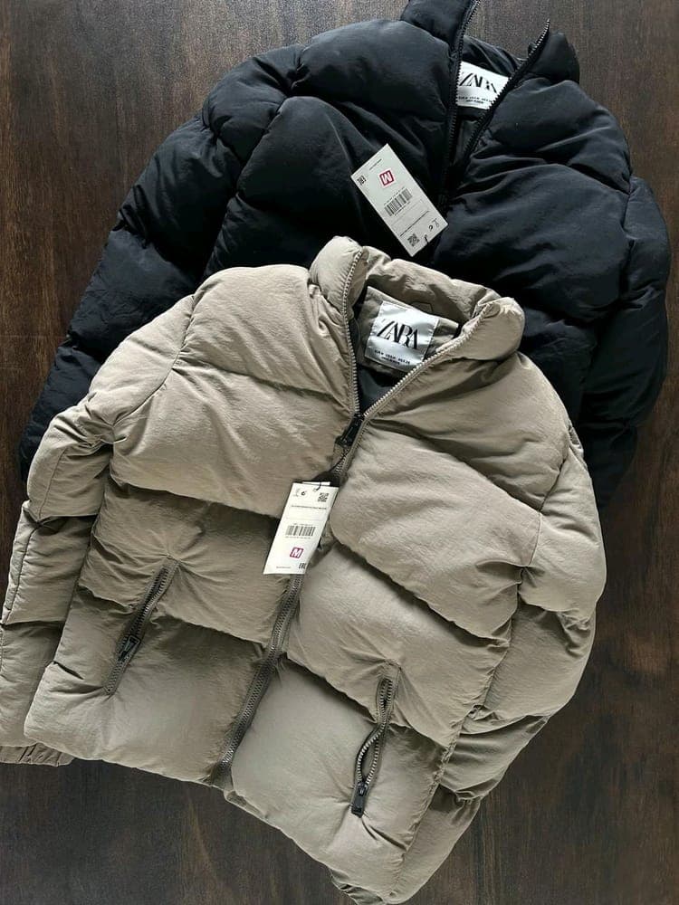 Zara Winter Puffer Jackets Wholesale Pallet — 100 Units, Grade A — 100 items, Grade A